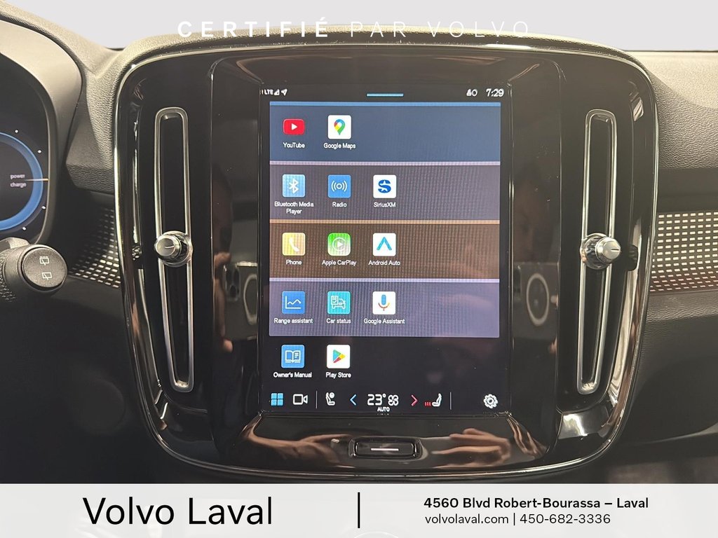 2022 Volvo XC40 Recharge Pure Electric Plus in Laval, Quebec - 18 - w1024h768px