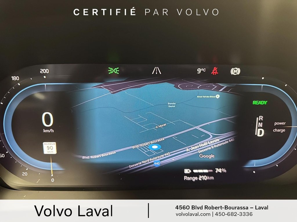 2022 Volvo XC40 Recharge Pure Electric Plus in Laval, Quebec - 14 - w1024h768px