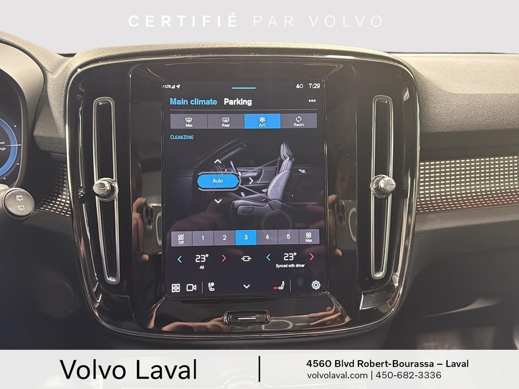 2022 Volvo XC40 Recharge Pure Electric Plus in Laval, Quebec - 19 - w1024h768px
