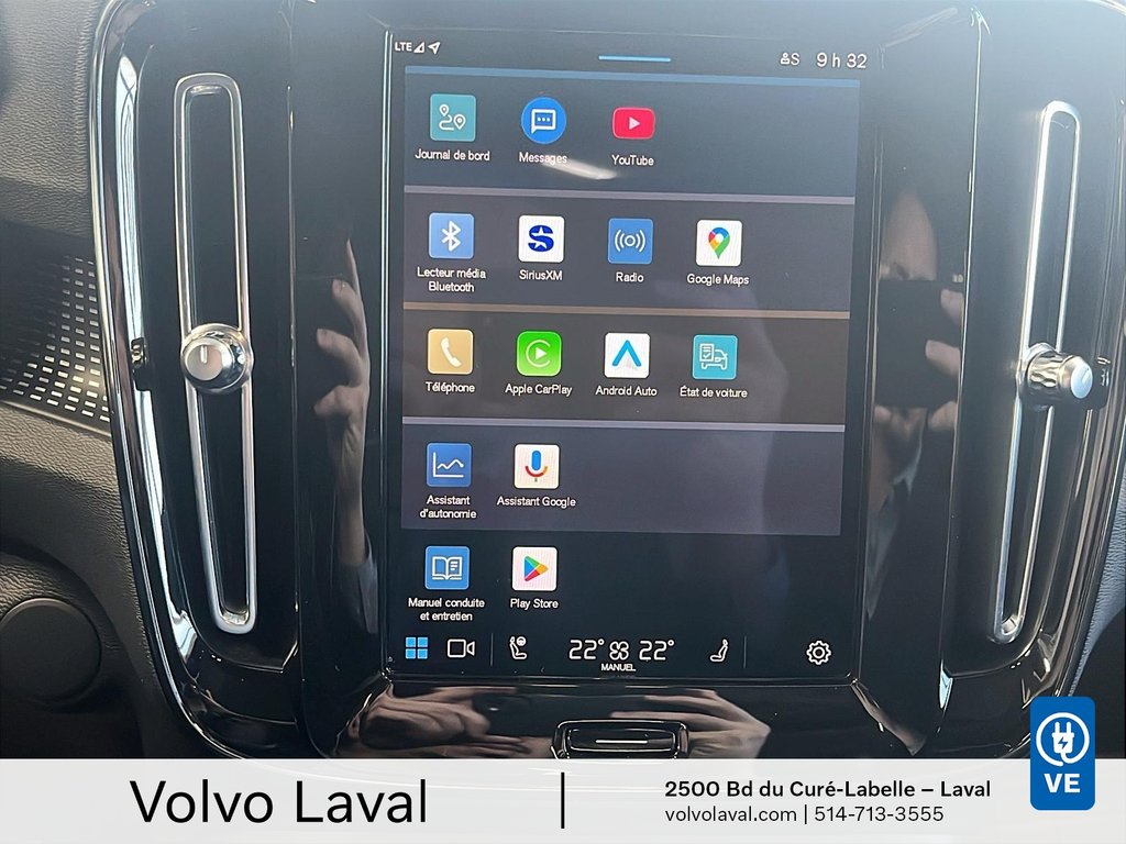 Volvo XC40 Recharge Pure Electric Plus 2022 à Brossard, Québec - 14 - w1024h768px