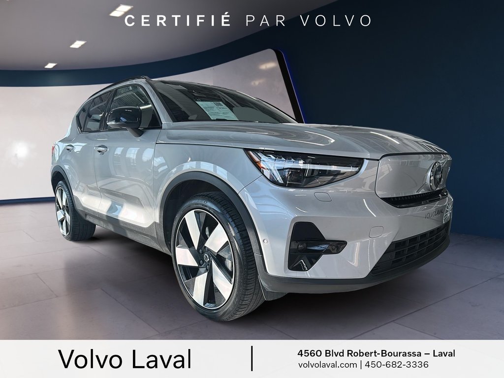 2023 Volvo XC40 Recharge Pure Electric Ultimate in Laval, Quebec - 3 - w1024h768px