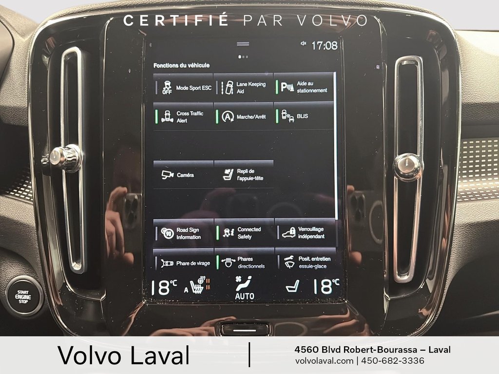 Volvo XC40 R-Design 2022 à Laval, Québec - 15 - w1024h768px