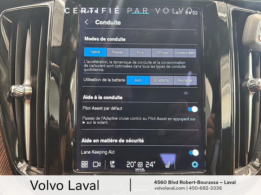 Volvo XC60 Recharge Inscription 2022 à Laval, Québec - 16 - w1024h768px