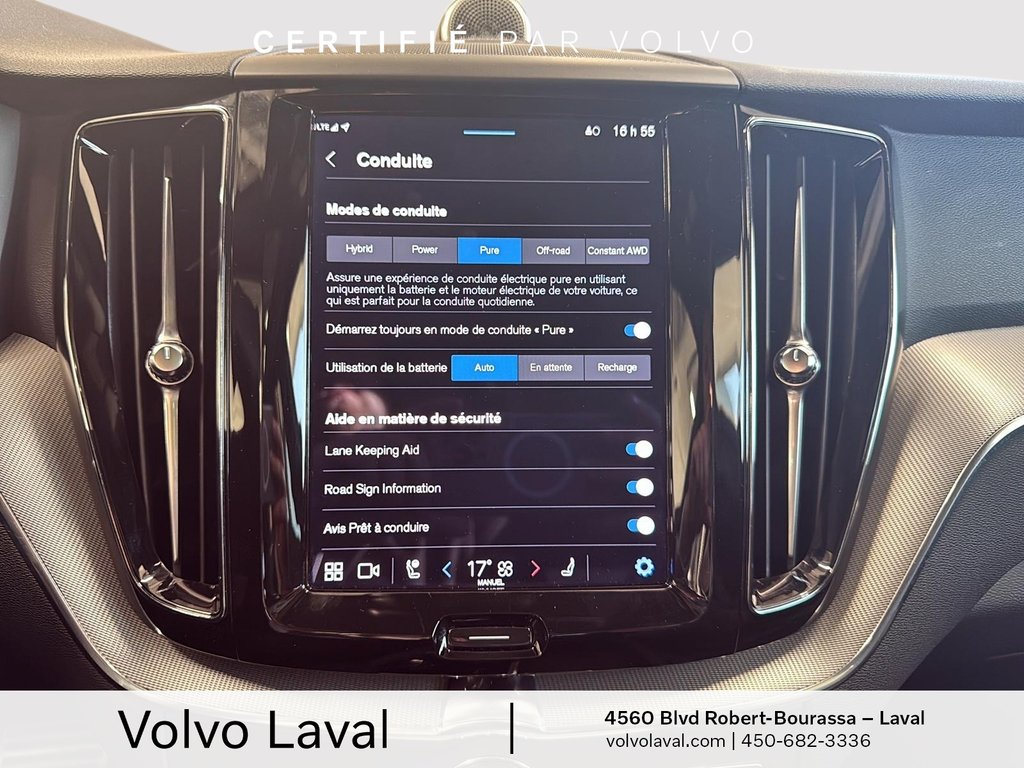 2022 Volvo XC60 Recharge R-Design in Laval, Quebec - 16 - w1024h768px