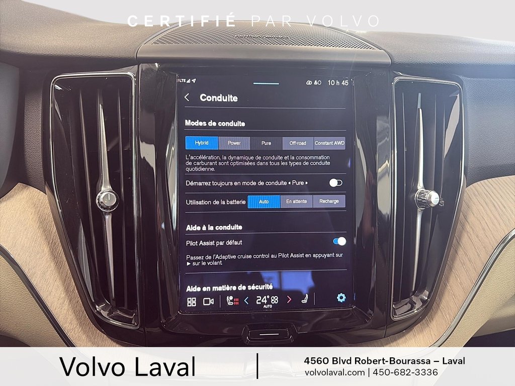 2024 Volvo XC60 Recharge Plus Dark Theme in Brossard, Quebec - 19 - w1024h768px