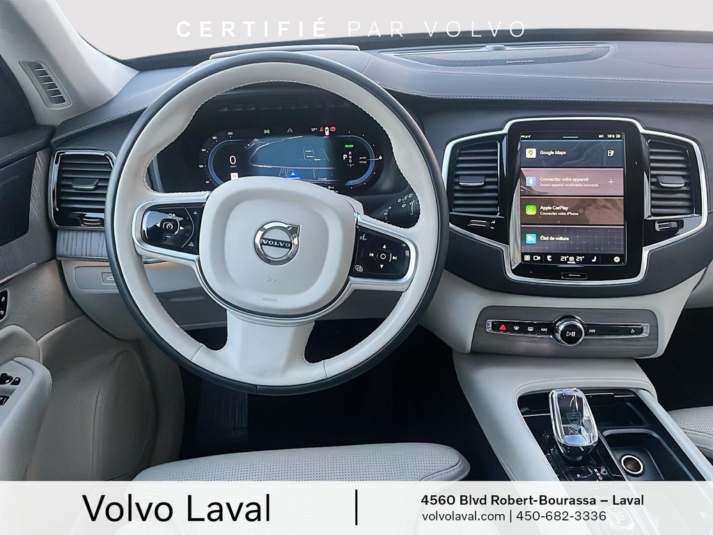 Volvo XC90 Plug-In Hybrid Ultra Bright Theme 2025 à Laval, Québec - 12 - w1024h768px