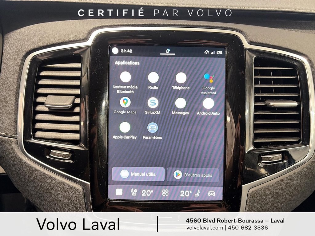 Volvo XC90 Plug-In Hybrid Ultra Bright Theme 2025 à Laval, Québec - 15 - w1024h768px