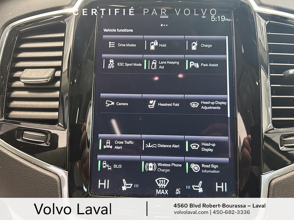 Volvo XC90 Recharge Inscription 2022 à Laval, Québec - 16 - w1024h768px