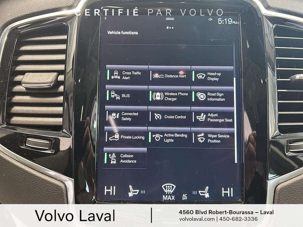 Volvo XC90 Recharge Inscription 2022 à Laval, Québec - 17 - w1024h768px
