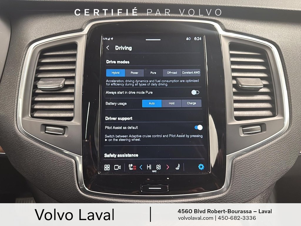 2024 Volvo XC90 Recharge Core Bright Theme in Laval, Quebec - 17 - w1024h768px