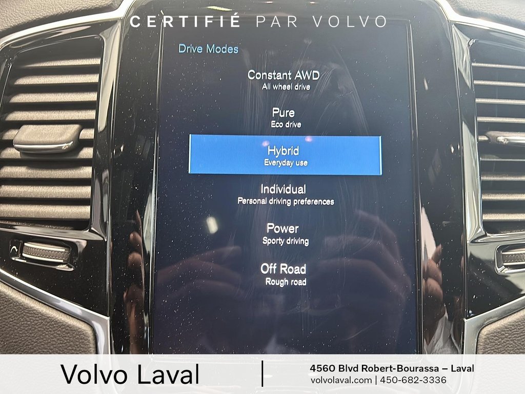 Volvo XC90 R-Design Hybrid Recharge T8 2021 à Laval, Québec - 15 - w1024h768px