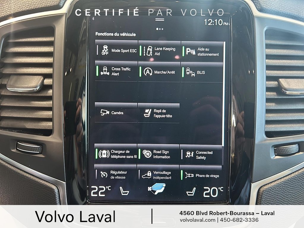 2021 Volvo XC90 Momentum in Laval, Quebec - 14 - w1024h768px