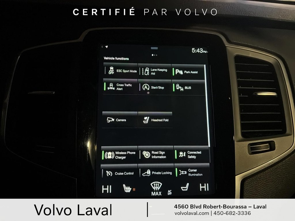 Volvo XC90 Momentum 2021 à Laval, Québec - 19 - w1024h768px
