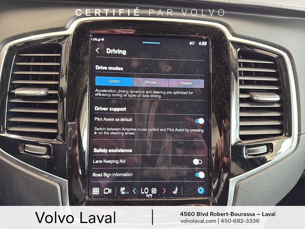 Volvo XC90 Ultra Bright Theme 2025 à Laval, Québec - 16 - w1024h768px