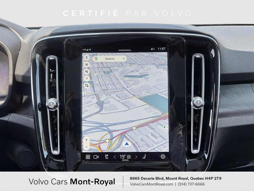 Volvo C40 Recharge Pure Electric Ultimate 2022 à Laval, Québec - 16 - w1024h768px