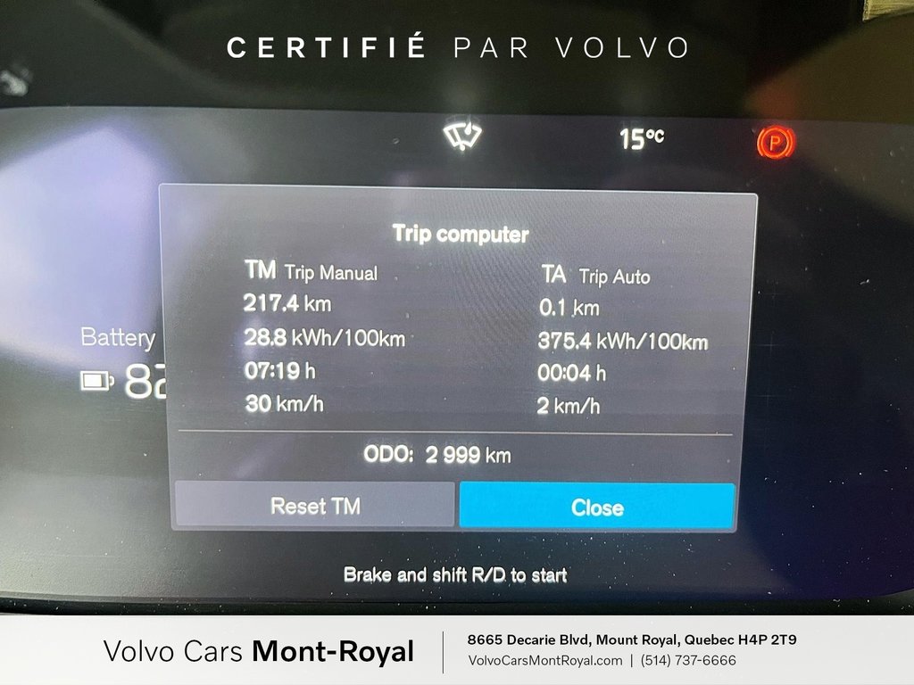 Volvo C40 Recharge Pure Electric Plus 2024 à Laval, Québec - 11 - w1024h768px