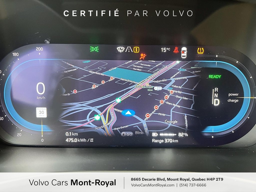 Volvo C40 Recharge Pure Electric Plus 2024 à Laval, Québec - 12 - w1024h768px