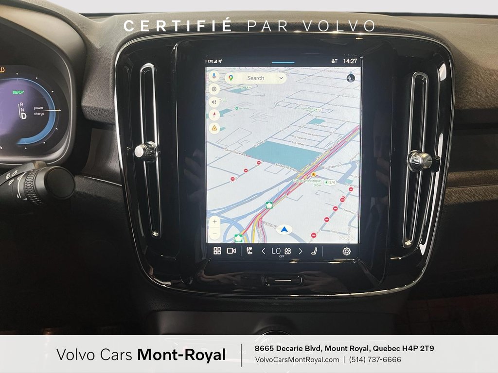 Volvo C40 Recharge Pure Electric Plus 2024 à Laval, Québec - 15 - w1024h768px