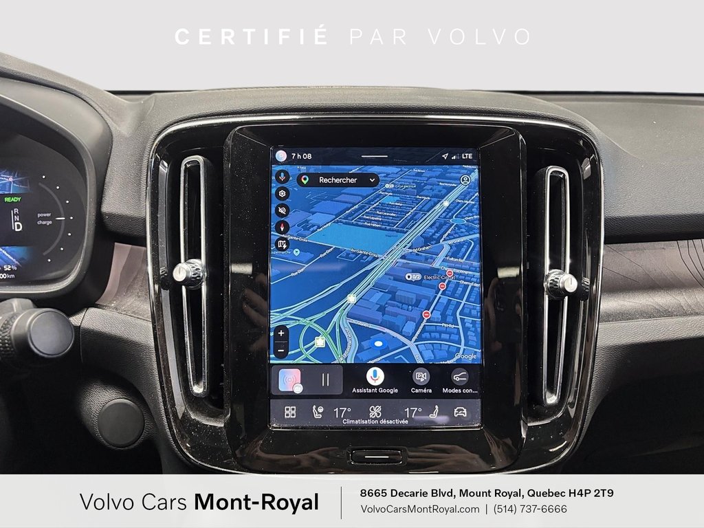 2024 Volvo C40 Recharge Pure Electric Ultimate in Laval, Quebec - 16 - w1024h768px