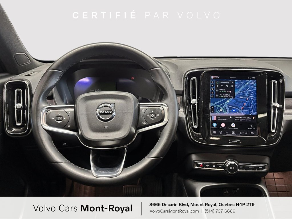 2024 Volvo C40 Recharge Pure Electric Ultimate in Laval, Quebec - 10 - w1024h768px