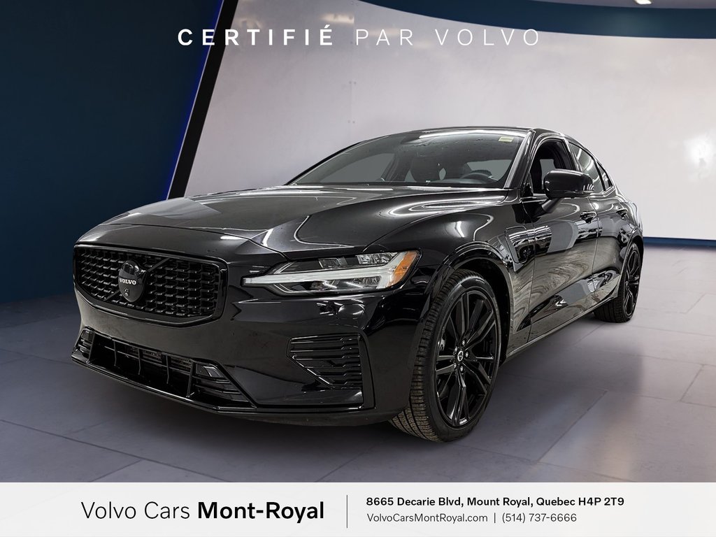 Volvo S60 Plug-In Hybrid Ultra Black Edition T8 2025 à Brossard, Québec - 1 - w1024h768px
