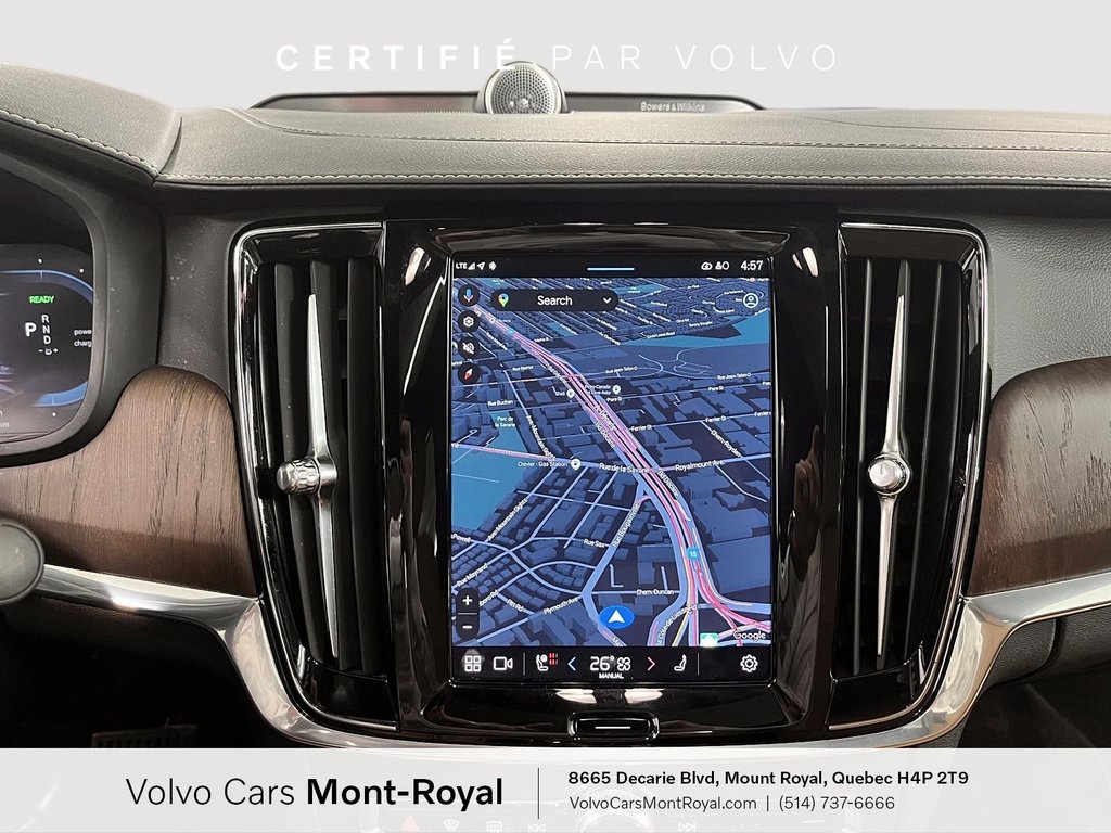 Volvo S90 Recharge Plug-In Hybrid R-Design Plug-In Hybrid T8 2022 à Brossard, Québec - 16 - w1024h768px