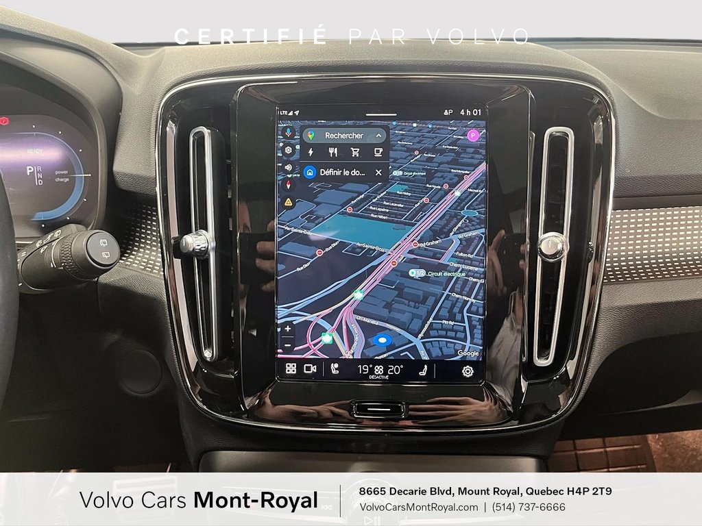 2022 Volvo XC40 Recharge Pure Electric Plus in Laval, Quebec - 15 - w1024h768px