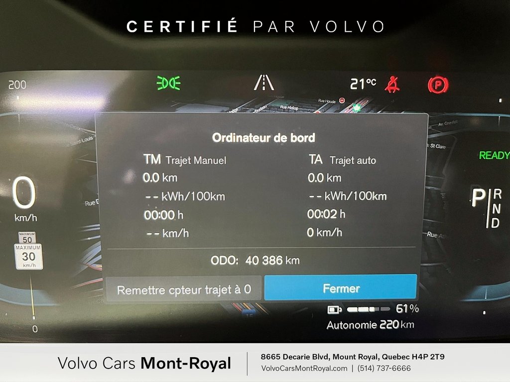 2022 Volvo XC40 Recharge Pure Electric Plus in Laval, Quebec - 11 - w1024h768px