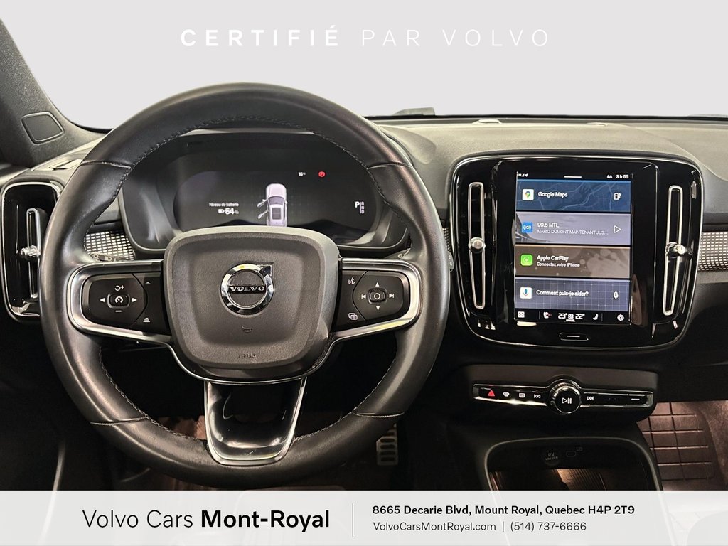 Volvo XC40 Recharge Pure Electric Plus 2022 à Brossard, Québec - 10 - w1024h768px