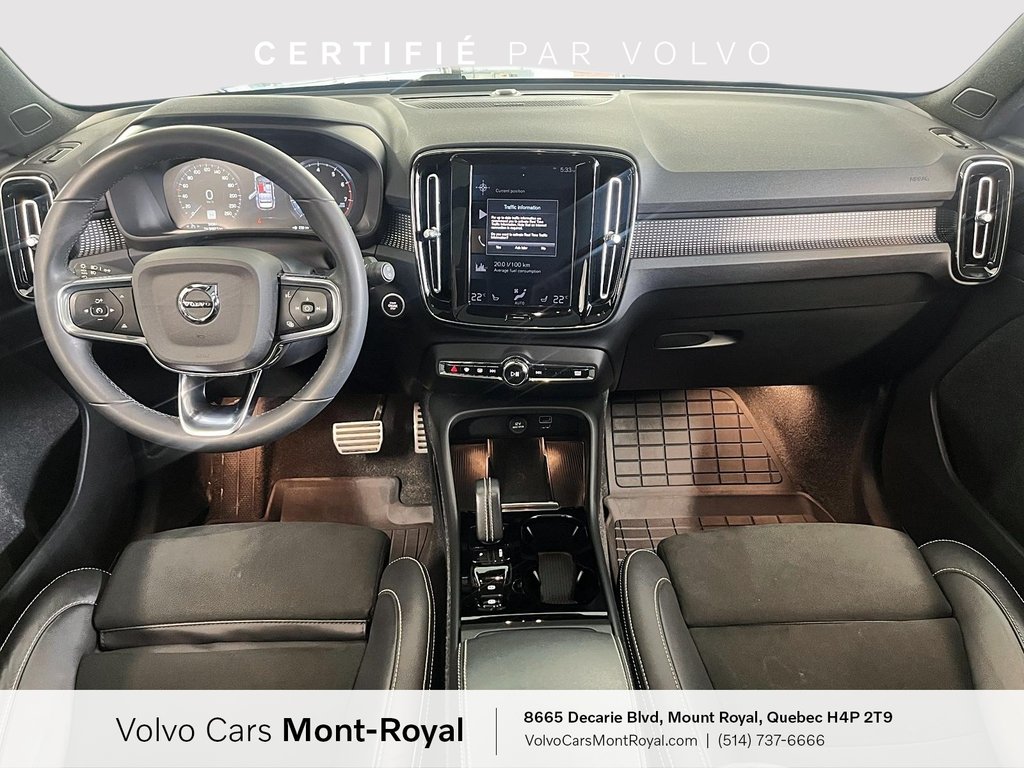 2022 Volvo XC40 R-Design T5 in Laval, Quebec - 16 - w1024h768px