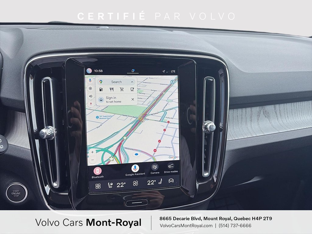 Volvo XC40 Ultimate Bright 2024 à Laval, Québec - 18 - w1024h768px