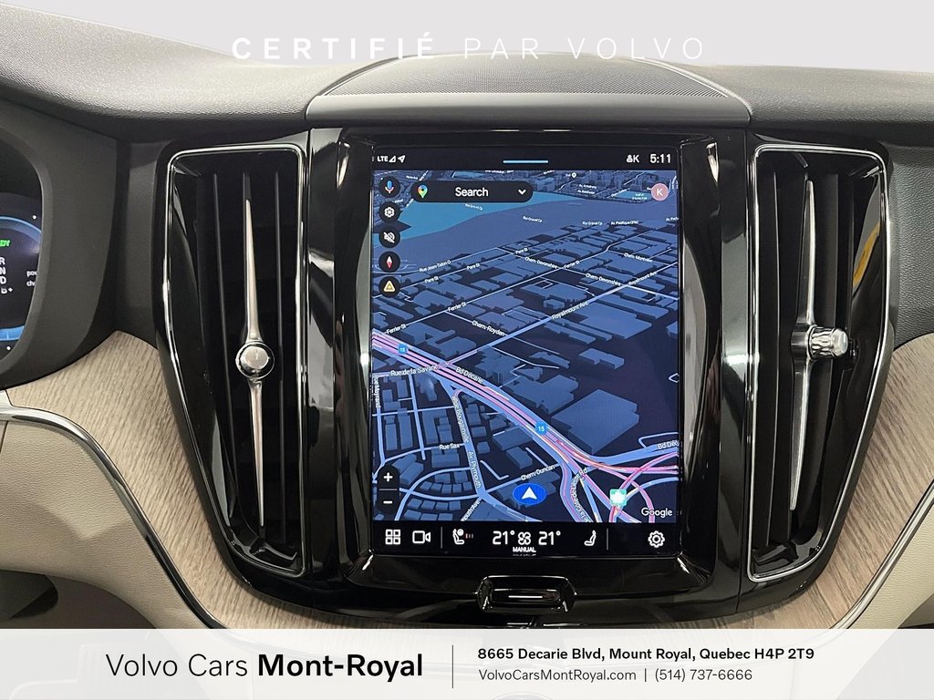 Volvo XC60 Recharge Plus Dark Theme Plug-In Hybrid T8 2023 à Laval, Québec - 15 - w1024h768px