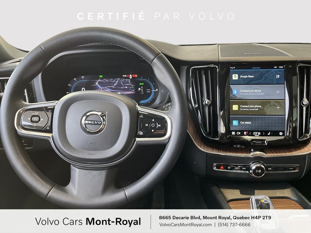 2023 Volvo XC60 Recharge Ultimate Bright Theme Plug-In Hybrid T8 in Laval, Quebec - 10 - w1024h768px
