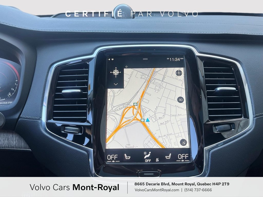 Volvo XC90 Recharge Inscription Plug-In Hybrid T8 2022 à Laval, Québec - 16 - w1024h768px