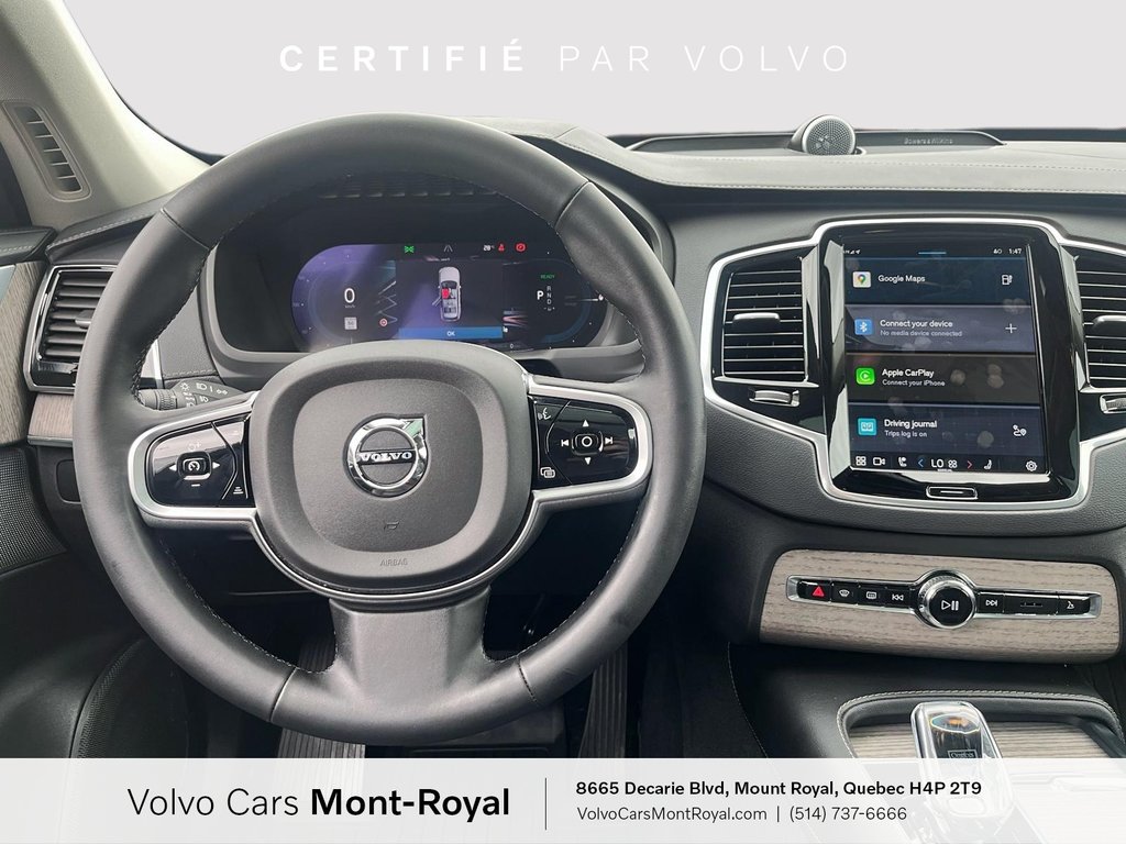 2024 Volvo XC90 Recharge Ultimate Bright Theme Plug-In Hybrid T8 in Laval, Quebec - 9 - w1024h768px