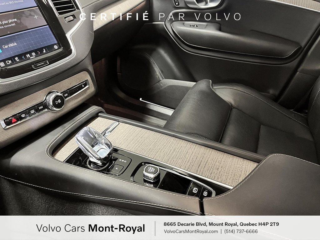 Volvo XC90 Recharge Ultimate Bright Theme Plug-In Hybrid T8 2024 à Brossard, Québec - 13 - w1024h768px