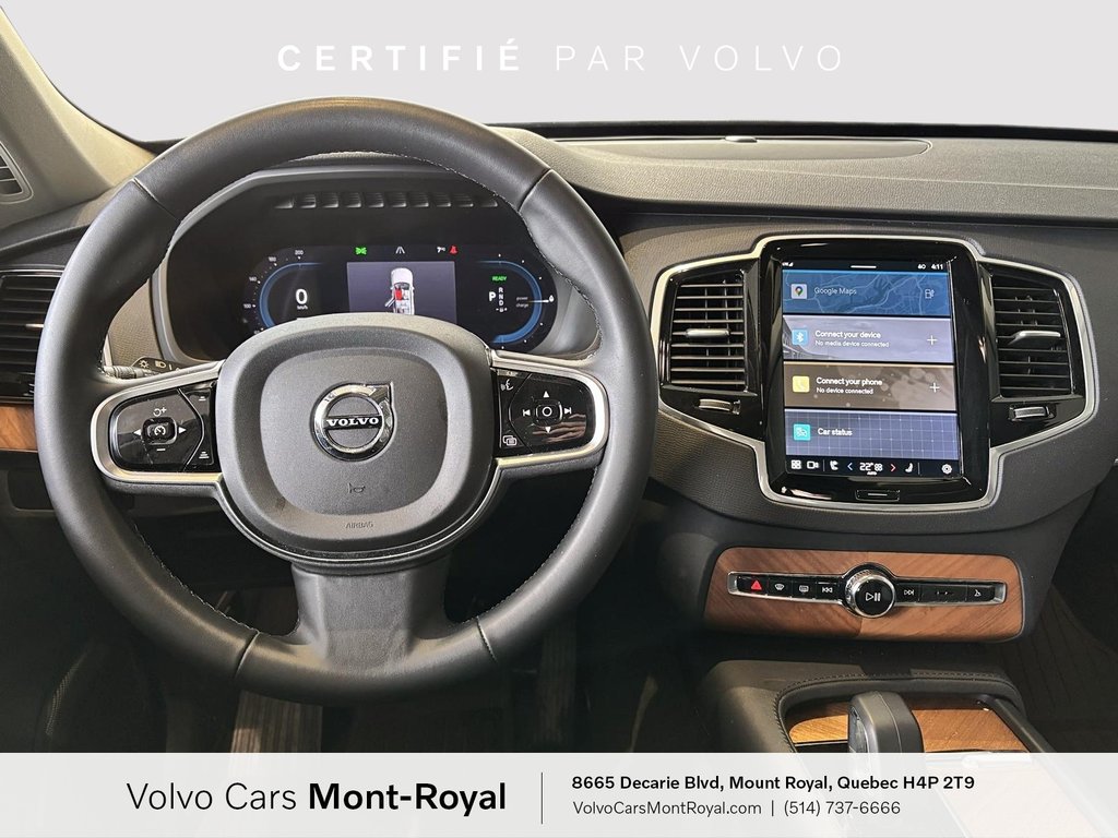 Volvo XC90 Recharge Plus Bright Theme Plug-In Hybrid T8 2024 à Brossard, Québec - 10 - w1024h768px