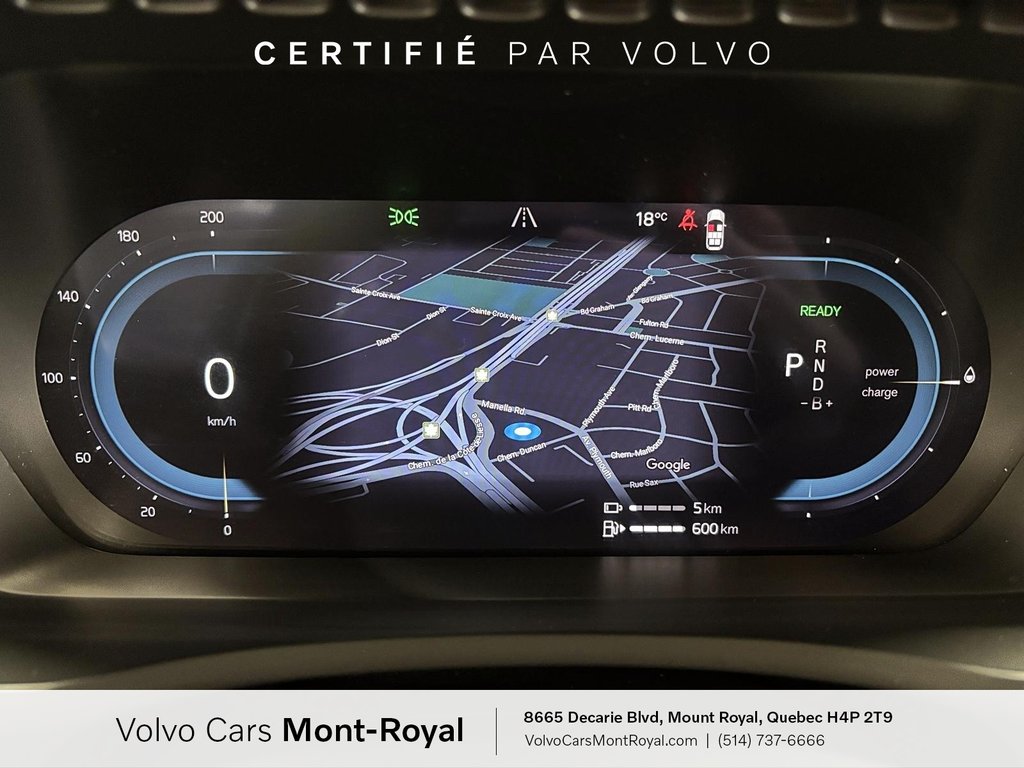 Volvo XC90 Recharge Ultimate Bright Theme Plug-In Hybrid T8 2024 à Brossard, Québec - 12 - w1024h768px