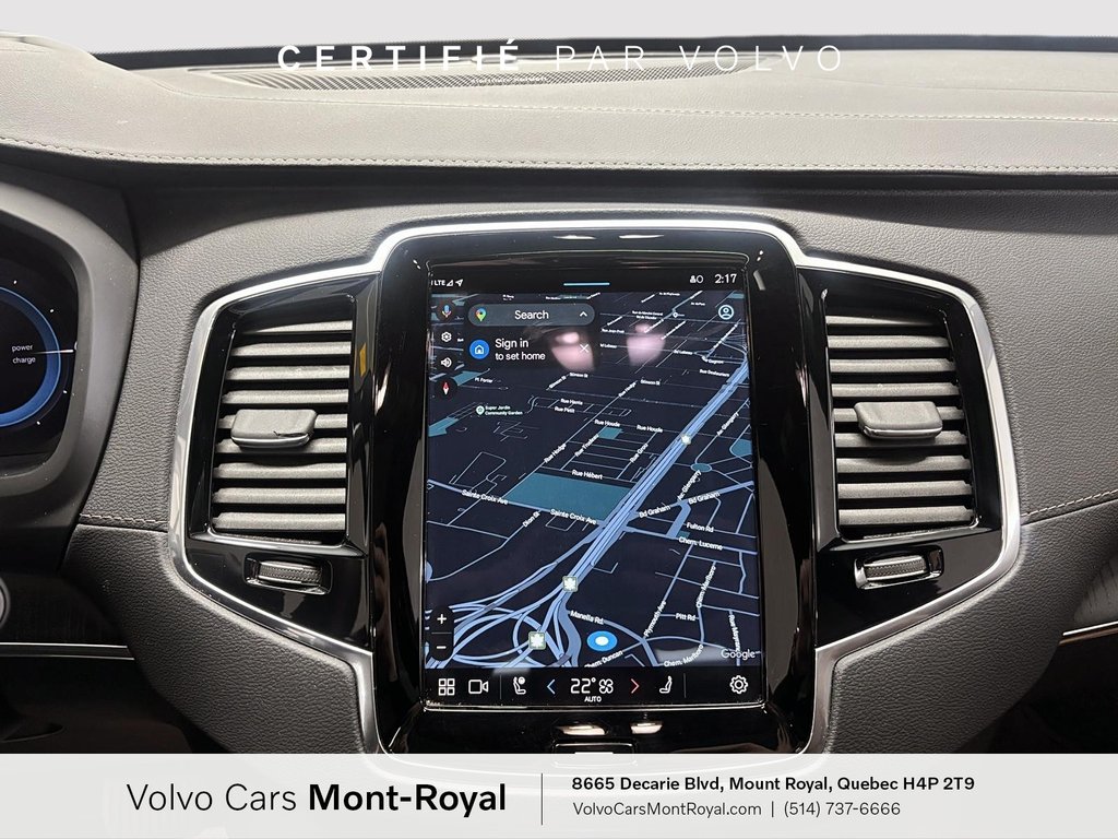 Volvo XC90 Recharge Ultimate Bright Theme Plug-In Hybrid T8 2024 à Brossard, Québec - 16 - w1024h768px