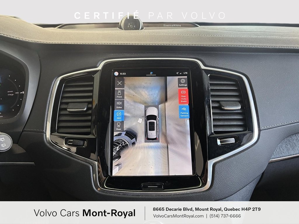 Volvo XC90 Recharge Ultimate Bright Theme Plug-In Hybrid T8 2024 à Laval, Québec - 15 - w1024h768px