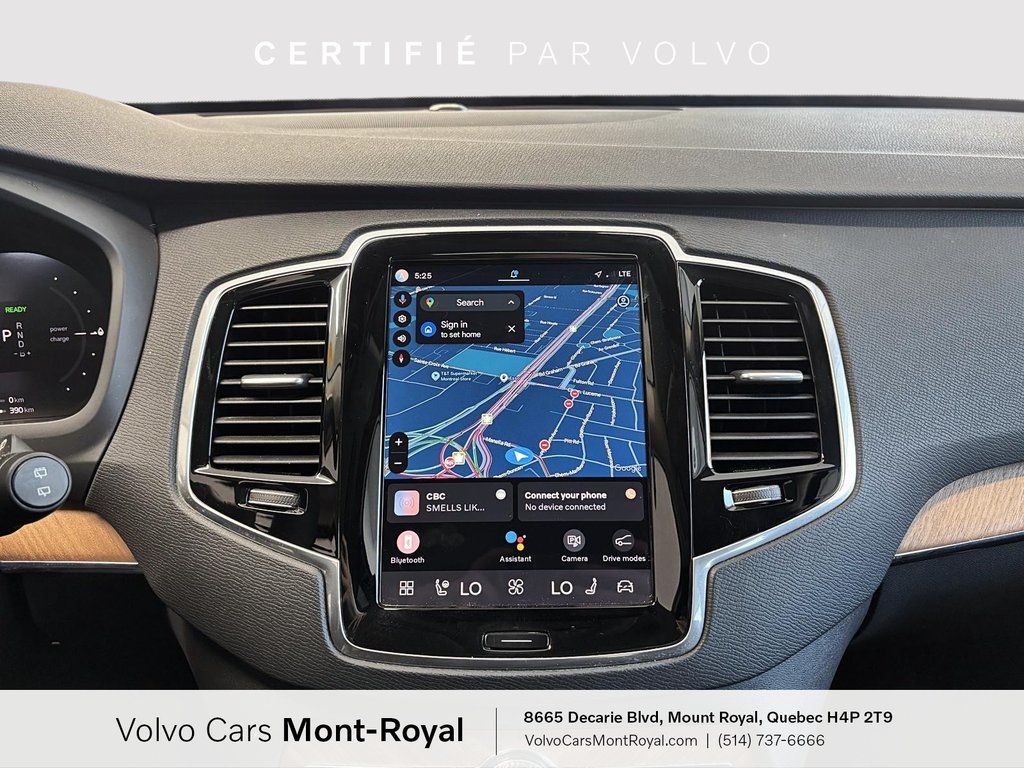 Volvo XC90 Recharge Plus Bright Theme Plug-In Hybrid T8 2024 à Laval, Québec - 16 - w1024h768px