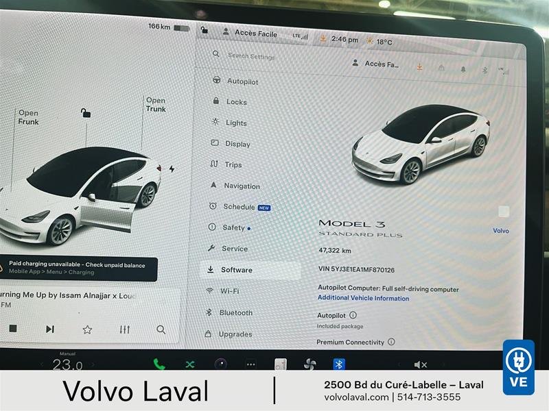 2021 Tesla MODEL 3 Standard Range Plus in Laval, Quebec - 12 - w1024h768px