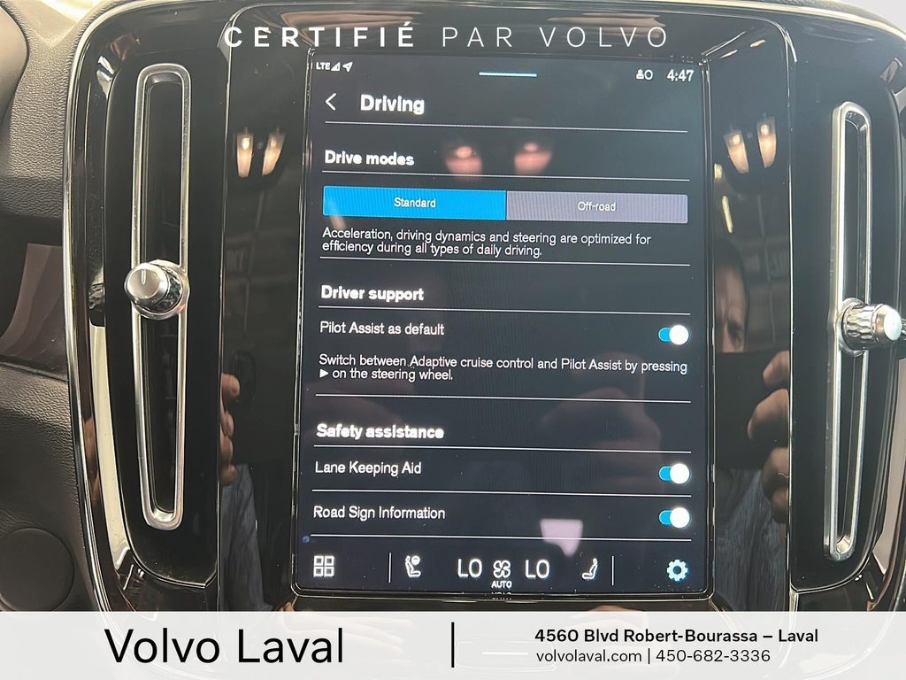 2022 Volvo C40 Recharge Pure Electric Ultimate in Laval, Quebec - 16 - w1024h768px