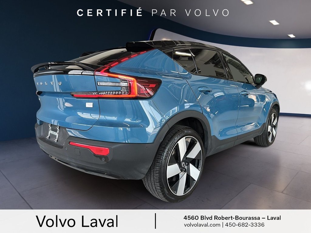 2022 Volvo C40 Recharge Pure Electric Ultimate in Laval, Quebec - 5 - w1024h768px