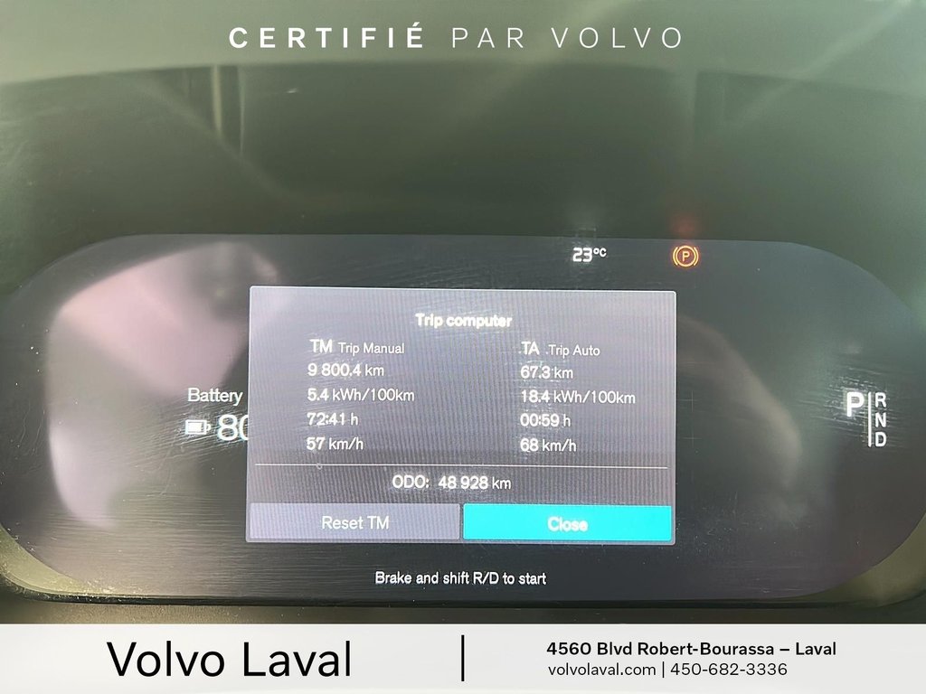 2022 Volvo C40 Recharge Pure Electric Ultimate in Laval, Quebec - 36 - w1024h768px