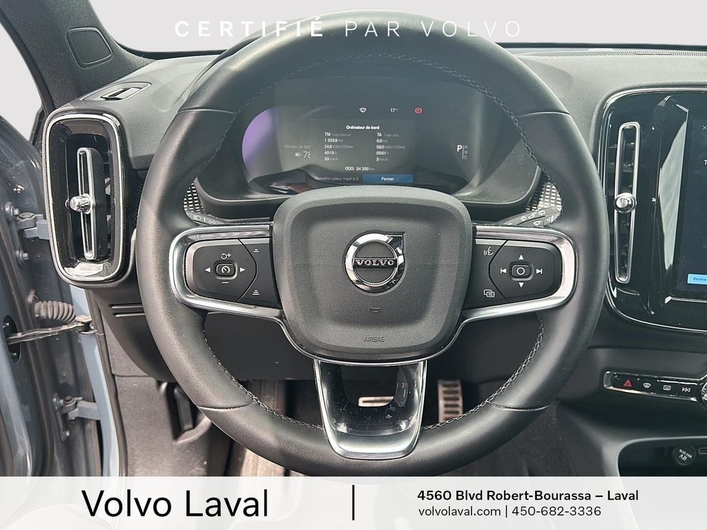 Volvo XC40 Recharge Pure Electric Ultimate 2022 à Laval, Québec - 8 - w1024h768px