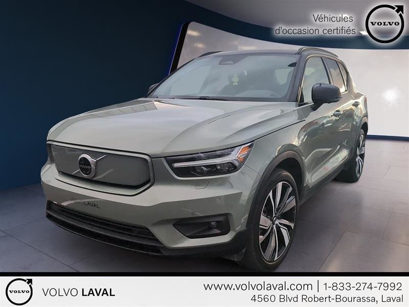 Volvo XC40 Recharge 2021 à Laval, Québec - 1 - w1024h768px