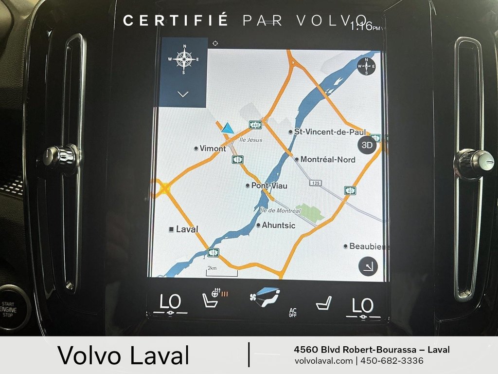 2021 Volvo XC40 T5 AWD R-Design in Laval, Quebec - 12 - w1024h768px