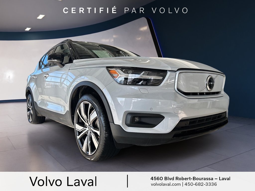 2021 Volvo XC40 Recharge in Laval, Quebec - 2 - w1024h768px