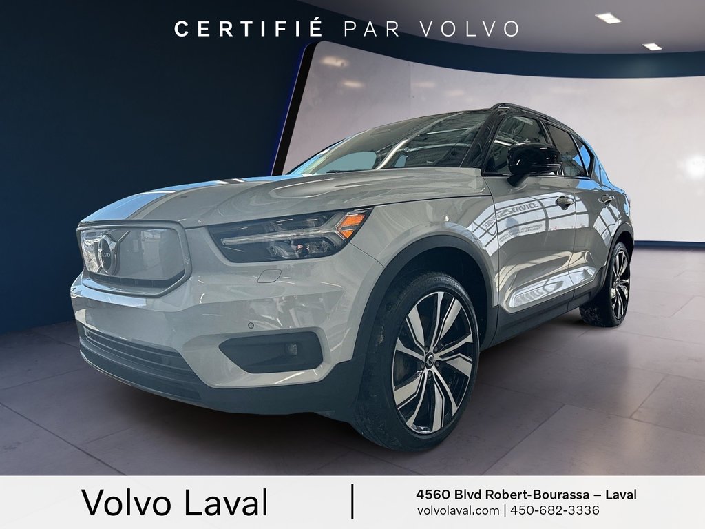 2021 Volvo XC40 Recharge in Laval, Quebec - 1 - w1024h768px